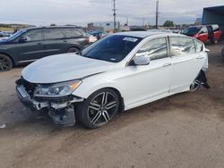 Salvage cars for sale at Colorado Springs, CO auction: 2017 Honda Accord Sport