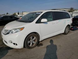 Salvage cars for sale at Bakersfield, CA auction: 2015 Toyota Sienna LE