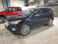 Salvage cars for sale at Eldridge, IA auction: 2017 Ford Escape Titanium