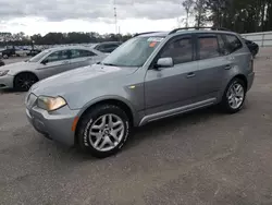 Salvage cars for sale at Dunn, NC auction: 2007 BMW X3 3.0SI