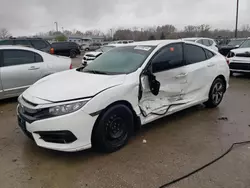 Salvage cars for sale at auction: 2018 Honda Civic LX