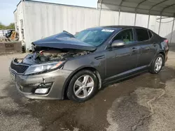 Salvage cars for sale at Fresno, CA auction: 2015 KIA Optima LX