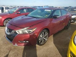 Carros salvage sin ofertas aún a la venta en subasta: 2017 Nissan Maxima 3.5S