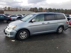 Salvage cars for sale at Exeter, RI auction: 2005 Honda Odyssey EX