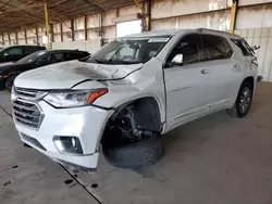 Carros salvage a la venta en subasta: 2018 Chevrolet Traverse Premier