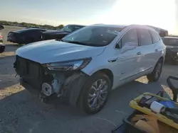 Salvage cars for sale at San Antonio, TX auction: 2018 Buick Enclave Avenir