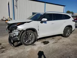 Salvage cars for sale from Copart Tulsa, OK: 2022 Toyota Highlander Platinum