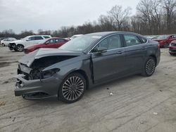 Salvage cars for sale at Ellwood City, PA auction: 2017 Ford Fusion SE