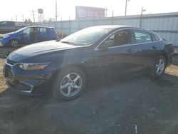 Salvage cars for sale at Chicago Heights, IL auction: 2016 Chevrolet Malibu LS