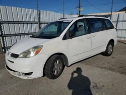 Toyota Vehiculos salvage en venta: 2005 Toyota Sienna CE