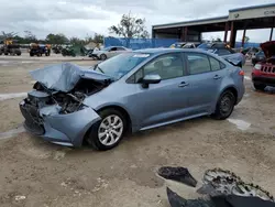 Salvage cars for sale at Riverview, FL auction: 2022 Toyota Corolla LE