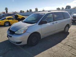 Salvage cars for sale at Martinez, CA auction: 2004 Toyota Sienna CE