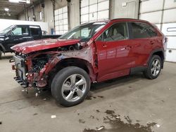 Toyota rav4 salvage cars for sale: 2021 Toyota Rav4 XLE Premium