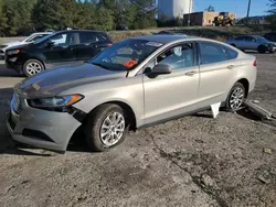 Salvage cars for sale from Copart Gaston, SC: 2015 Ford Fusion S