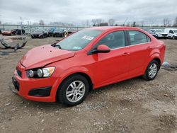 Chevrolet salvage cars for sale: 2015 Chevrolet Sonic LT