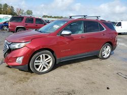 Chevrolet salvage cars for sale: 2018 Chevrolet Equinox Premier