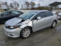 Salvage cars for sale at Spartanburg, SC auction: 2012 Honda Civic EX