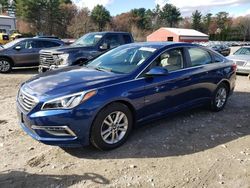 Salvage cars for sale at Mendon, MA auction: 2015 Hyundai Sonata SE