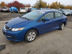 Honda salvage cars for sale: 2015 Honda Civic LX