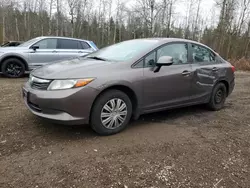 2012 Honda Civic LX en venta en Cookstown, ON