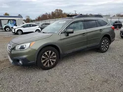 Subaru Vehiculos salvage en venta: 2015 Subaru Outback 2.5I Limited