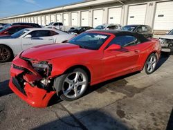 Carros salvage sin ofertas aún a la venta en subasta: 2015 Chevrolet Camaro LT