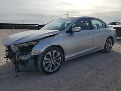 Salvage cars for sale at Andrews, TX auction: 2013 Honda Accord Sport