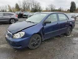 Toyota Corolla ce salvage cars for sale: 2008 Toyota Corolla CE