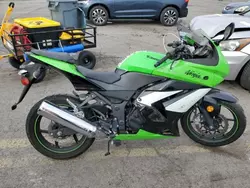 Salvage motorcycles for sale at Pennsburg, PA auction: 2009 Kawasaki EX250 J