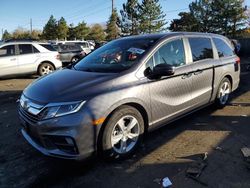 Salvage cars for sale at Denver, CO auction: 2019 Honda Odyssey EXL