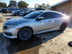 Salvage cars for sale at Hayward, CA auction: 2018 Honda Civic LX