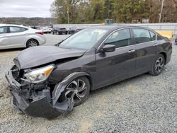 Salvage cars for sale at Concord, NC auction: 2016 Honda Accord LX