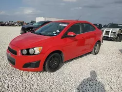 Salvage cars for sale from Copart Taylor, TX: 2015 Chevrolet Sonic LT