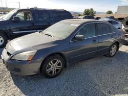 Salvage cars for sale from Copart Mentone, CA: 2007 Honda Accord EX