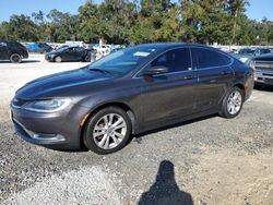 Salvage cars for sale at Ocala, FL auction: 2015 Chrysler 200 Limited