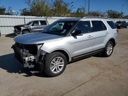 Salvage cars for sale at Oklahoma City, OK auction: 2017 Ford Explorer XLT