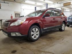 Salvage cars for sale from Copart Ham Lake, MN: 2012 Subaru Outback 2.5I Limited