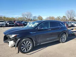 Infiniti salvage cars for sale: 2019 Infiniti QX50 Essential