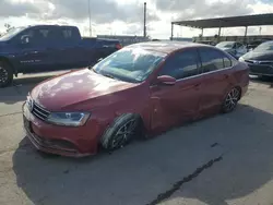 Salvage cars for sale from Copart Anthony, TX: 2017 Volkswagen Jetta SE