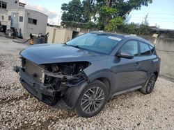 Salvage cars for sale from Copart Opa Locka, FL: 2021 Hyundai Tucson Limited