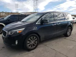 KIA Vehiculos salvage en venta: 2015 KIA Sedona EX