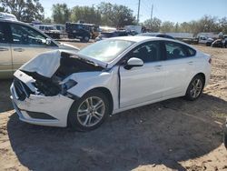 Ford salvage cars for sale: 2018 Ford Fusion SE