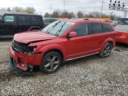 Dodge salvage cars for sale: 2018 Dodge Journey Crossroad