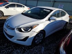 Hyundai salvage cars for sale: 2016 Hyundai Elantra SE