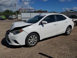 Toyota Corolla Vehiculos salvage en venta: 2016 Toyota Corolla L