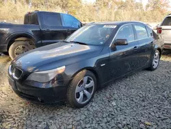 Salvage cars for sale at Waldorf, MD auction: 2004 BMW 530 I