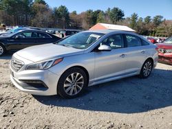 Salvage cars for sale from Copart Mendon, MA: 2015 Hyundai Sonata Sport