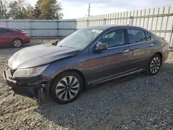 Salvage cars for sale at Mebane, NC auction: 2015 Honda Accord Touring Hybrid