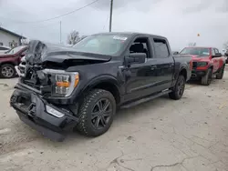 Salvage cars for sale at Pekin, IL auction: 2022 Ford F150 Supercrew