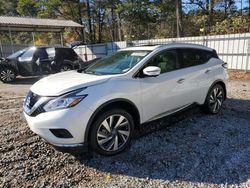 Salvage cars for sale at Austell, GA auction: 2018 Nissan Murano S